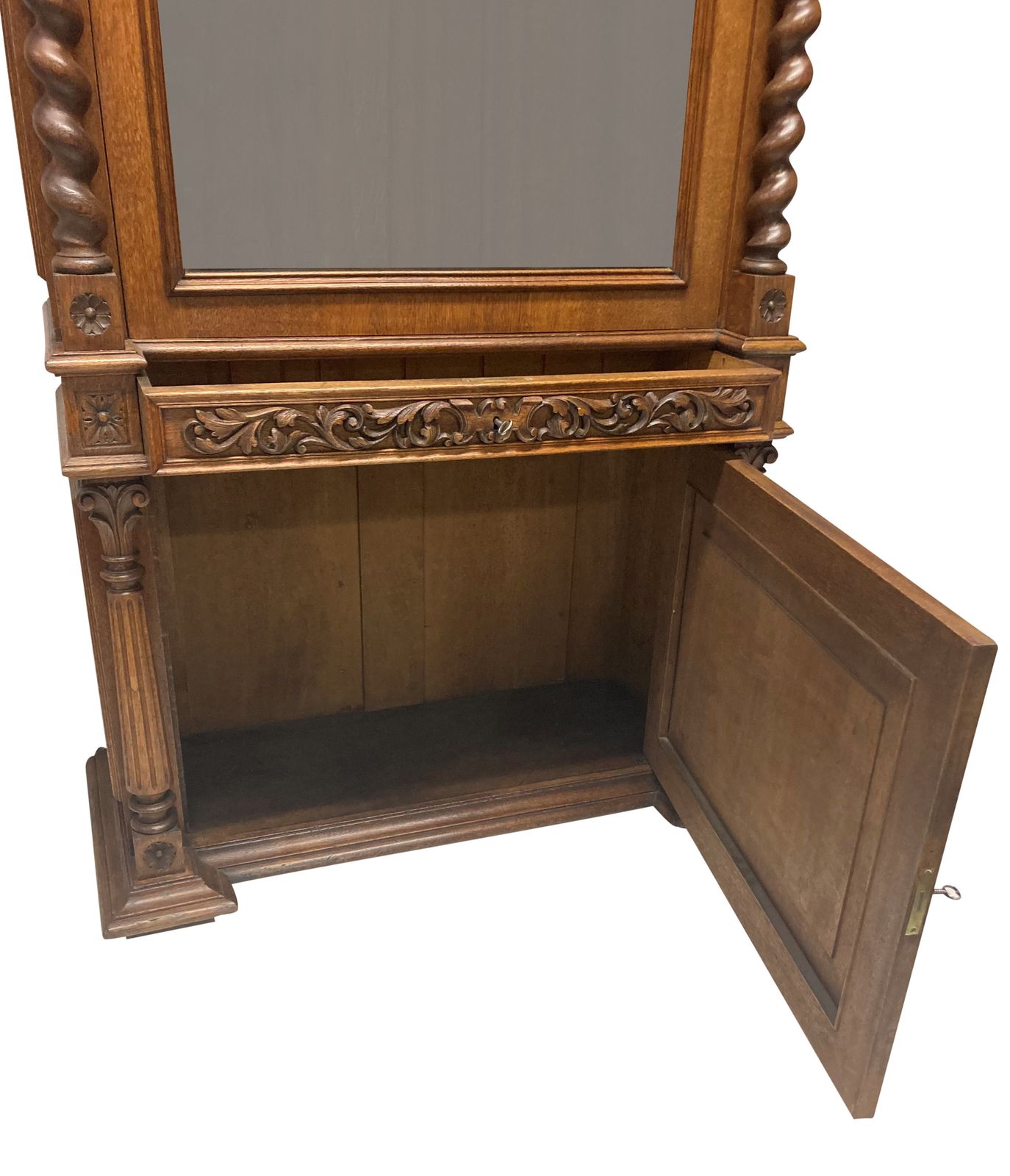 An English XIX Century Gun Cabinet In The Romanesque Manner photo Furniture