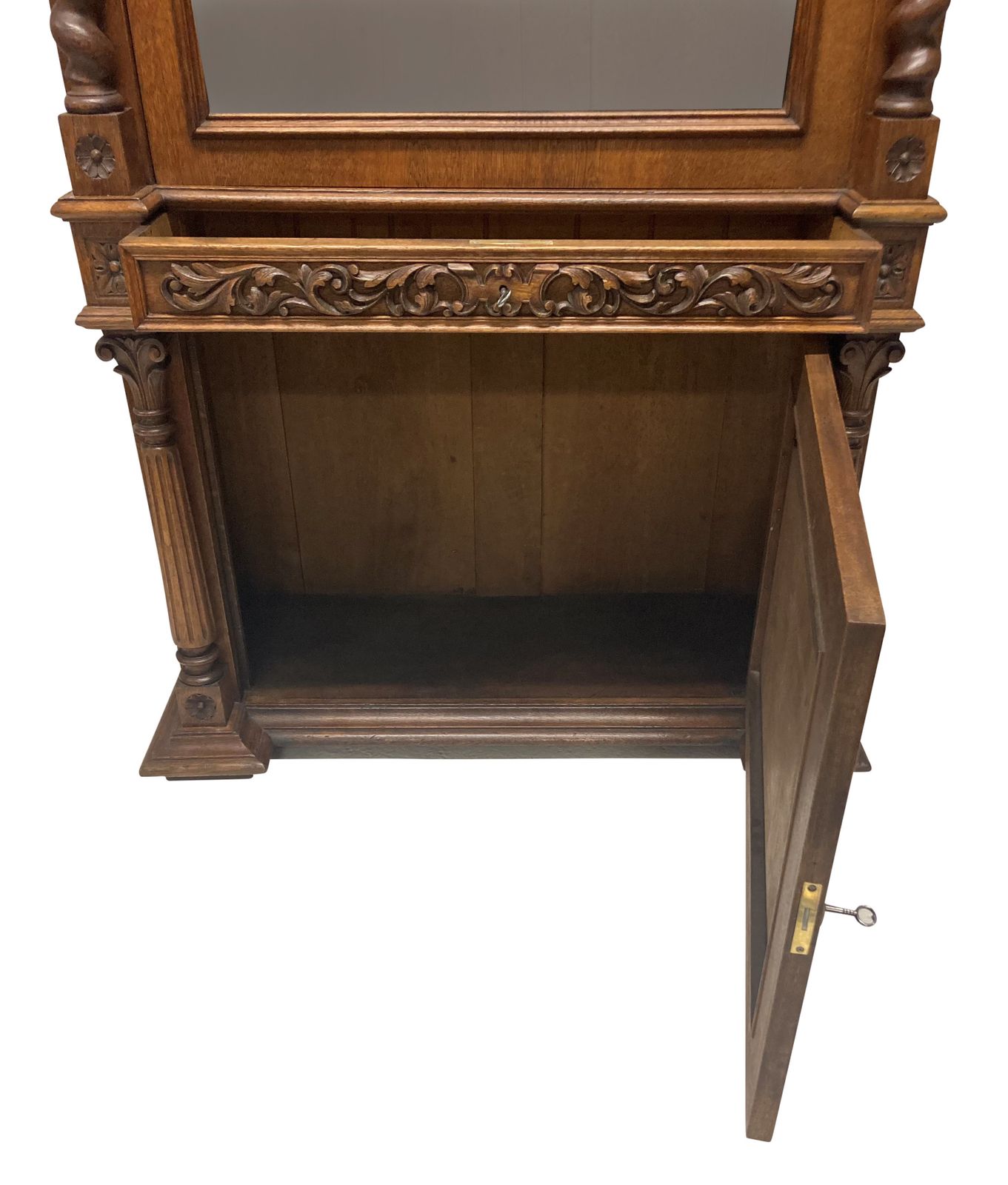 An English XIX Century Gun Cabinet In The Romanesque Manner photo 4484.0