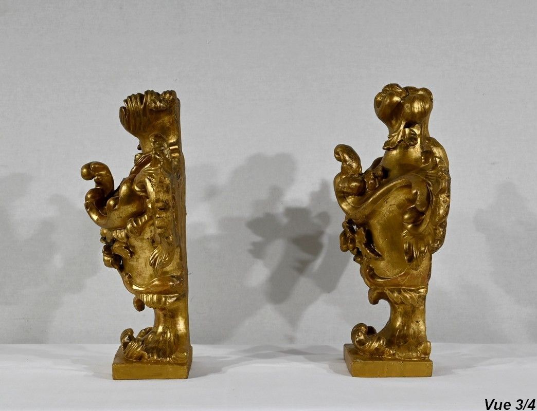 photo buy Florentine Fire Pots In Golden Linden   Late 18th Century