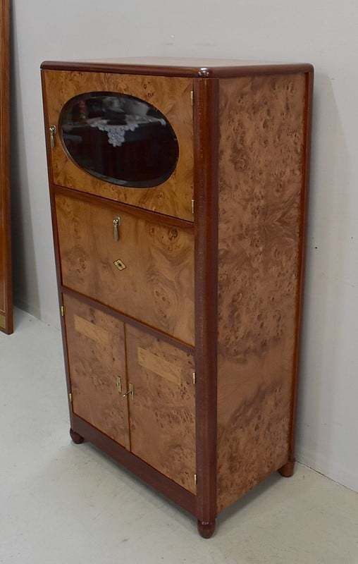 Art Deco Furniture In Thuya Burl Veneer   20th Century photo for sale