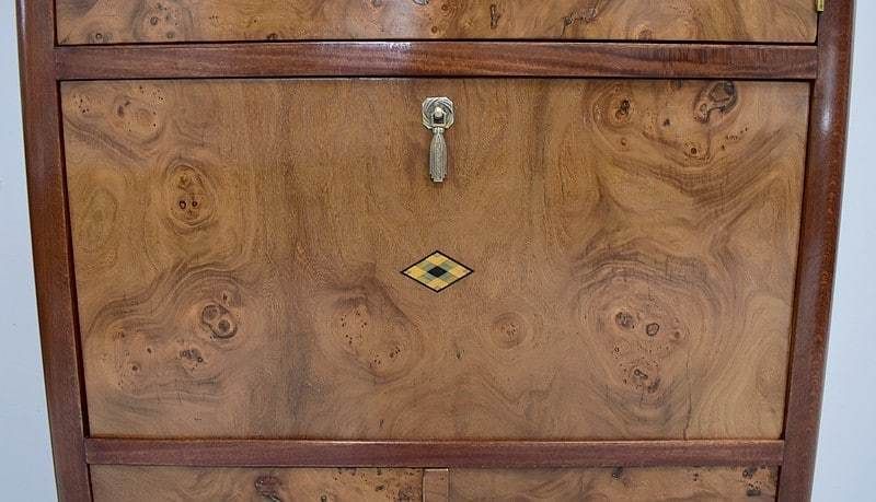 Furniture Art Deco Furniture In Thuya Burl Veneer   20th Century photo