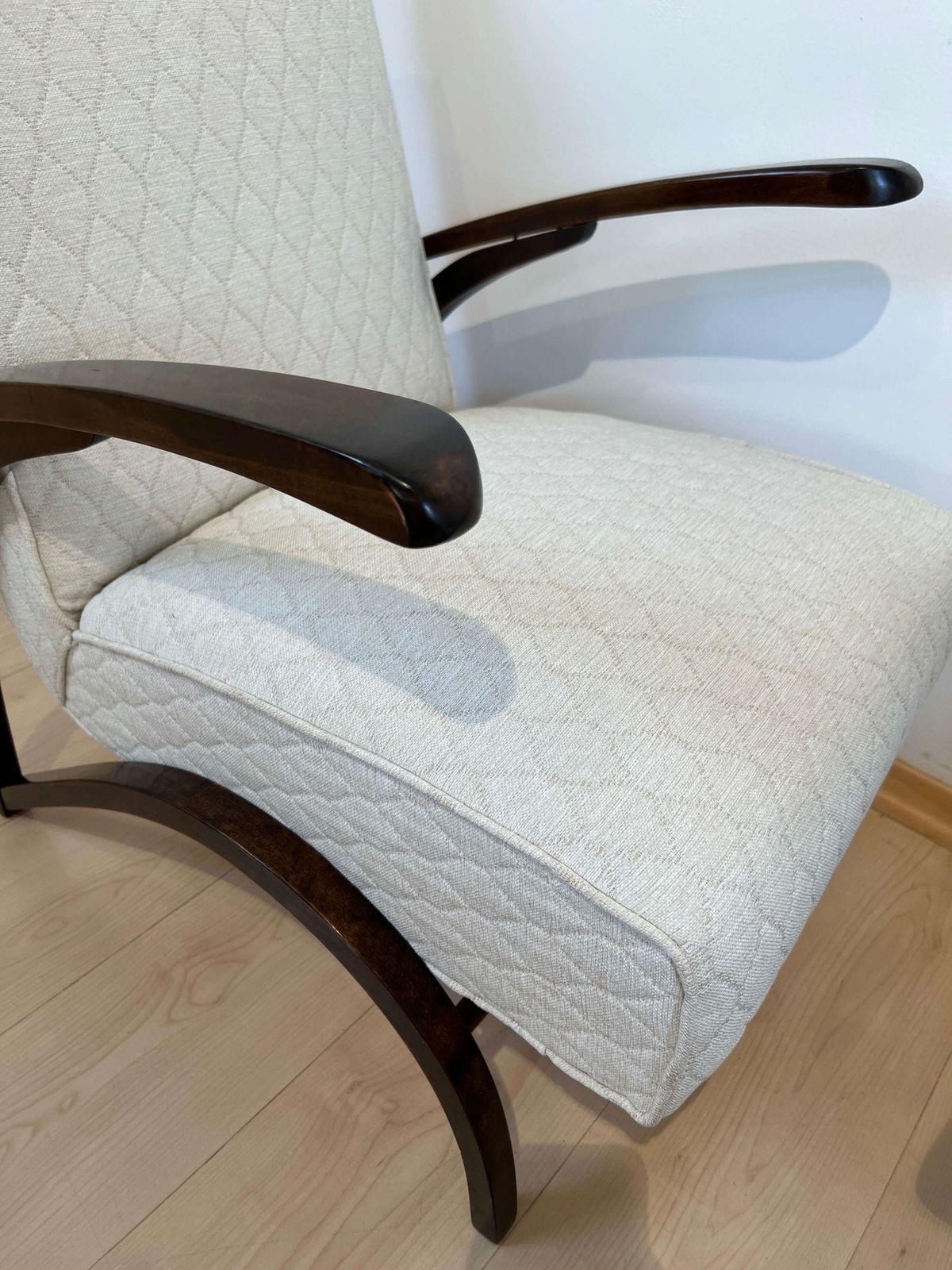 photo for sale Art Deco Lounge Chairs By J. Halabala, Czech Republic, Circa 1930