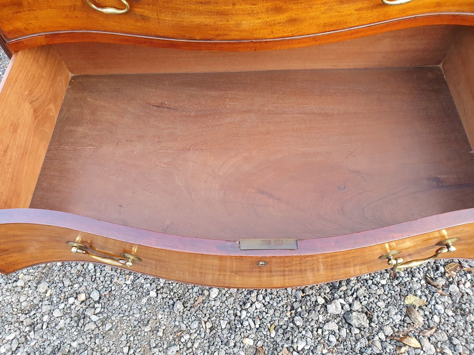 Georgian Mahogany Serpentine Chest. Good Quality C1770 photo buy