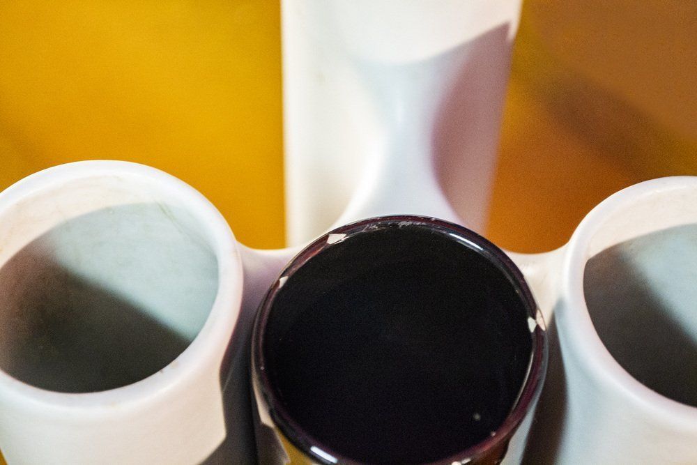 Italian Ceramic Vase From Marisa Modern, 1970s, Set Of 2 photo vinterior