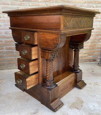 Antique French Carved Bedside Tables, 1900, Set Of 2 photo vinterior