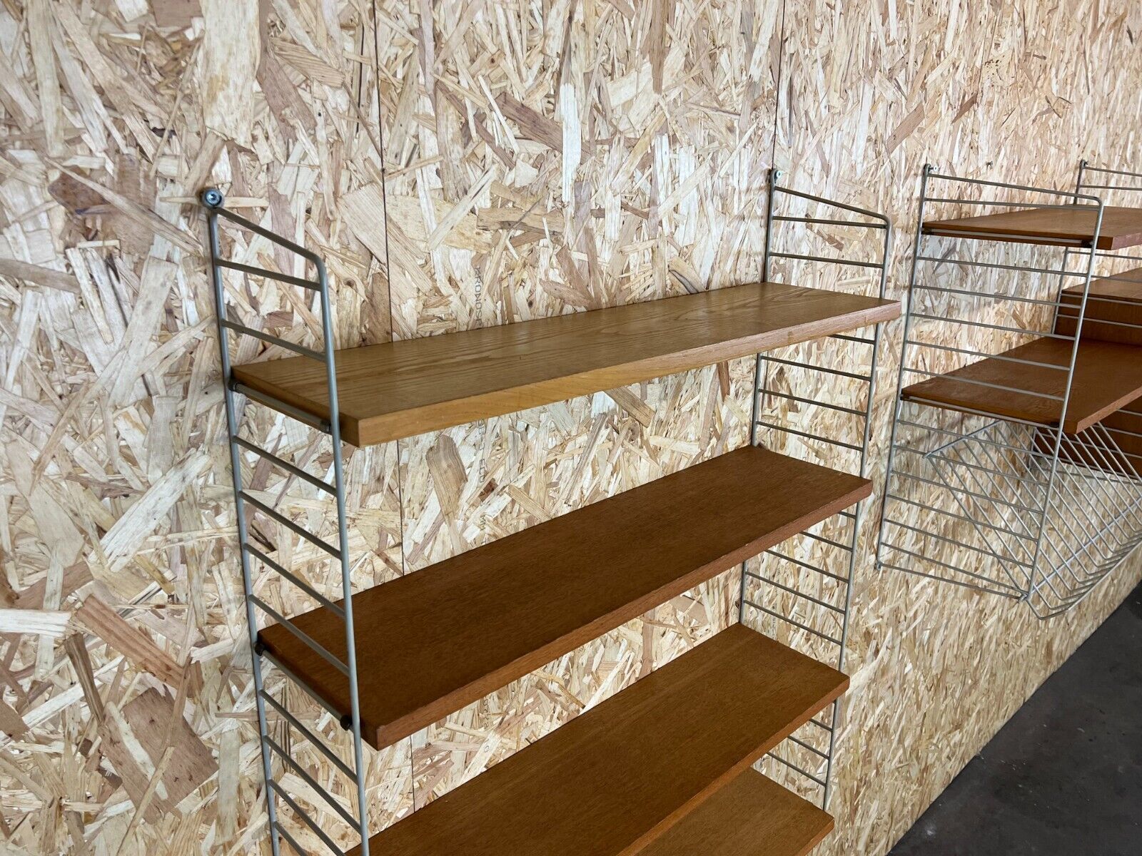 photo buy 60's 70's Oak String Shelf Module By Kajsa And Nils Nisse Strinning Sweden