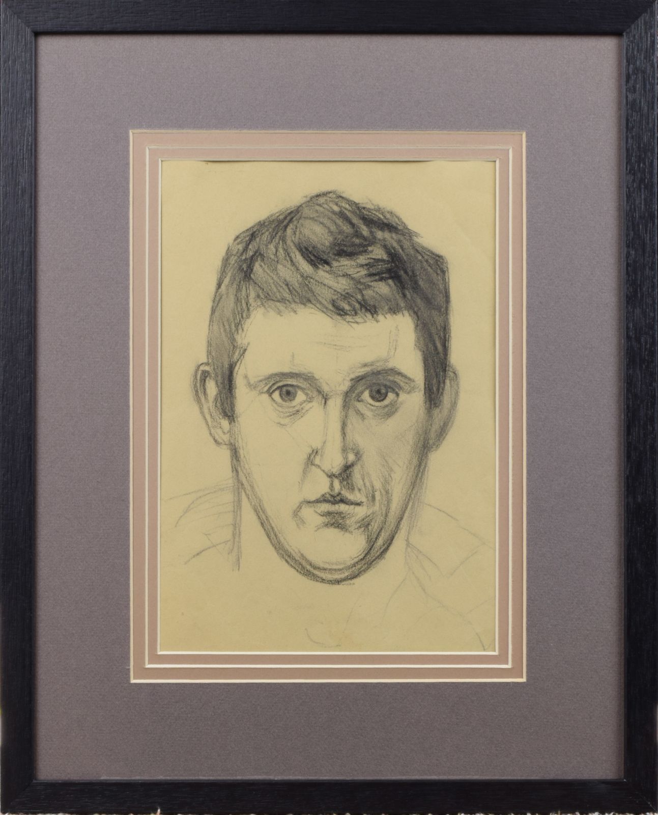 Original Pastel Drawing Portrait Of A Gentleman Framed And Glazed Artwork