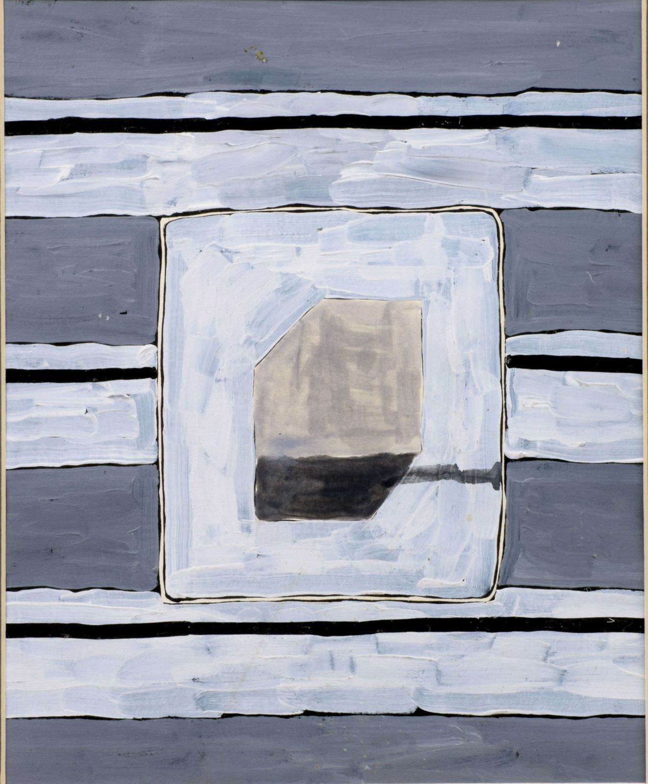 Original Mixed Media On Paper   Geometric Study Framed And Glazed, Painting Art photo for sale