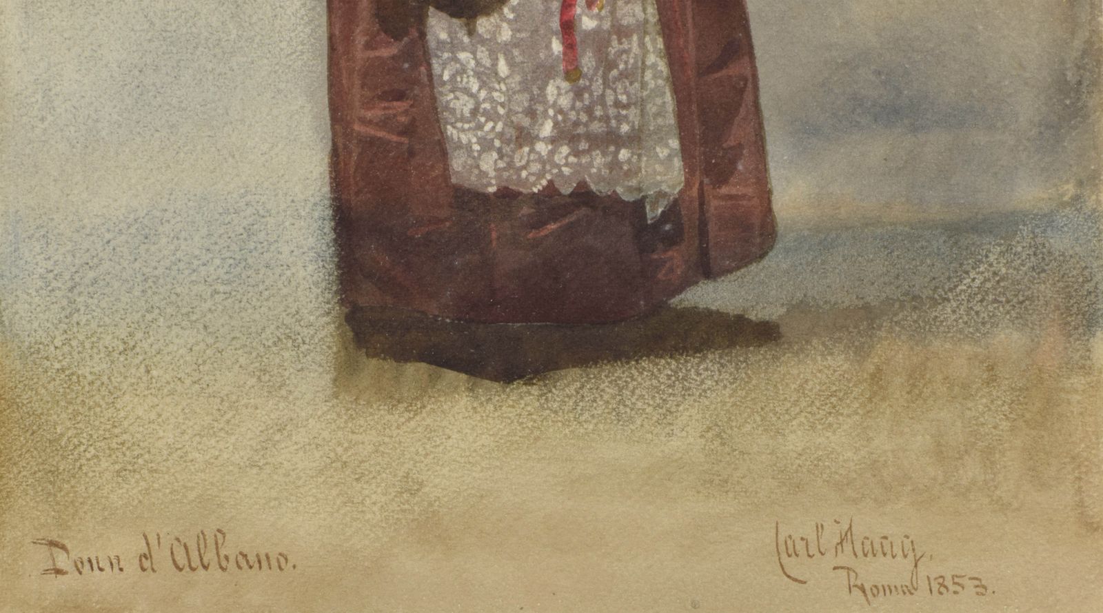 Carl Haag (1820 1915)   Original Gouache Watercolour   Framed And Glazed photo 775.0