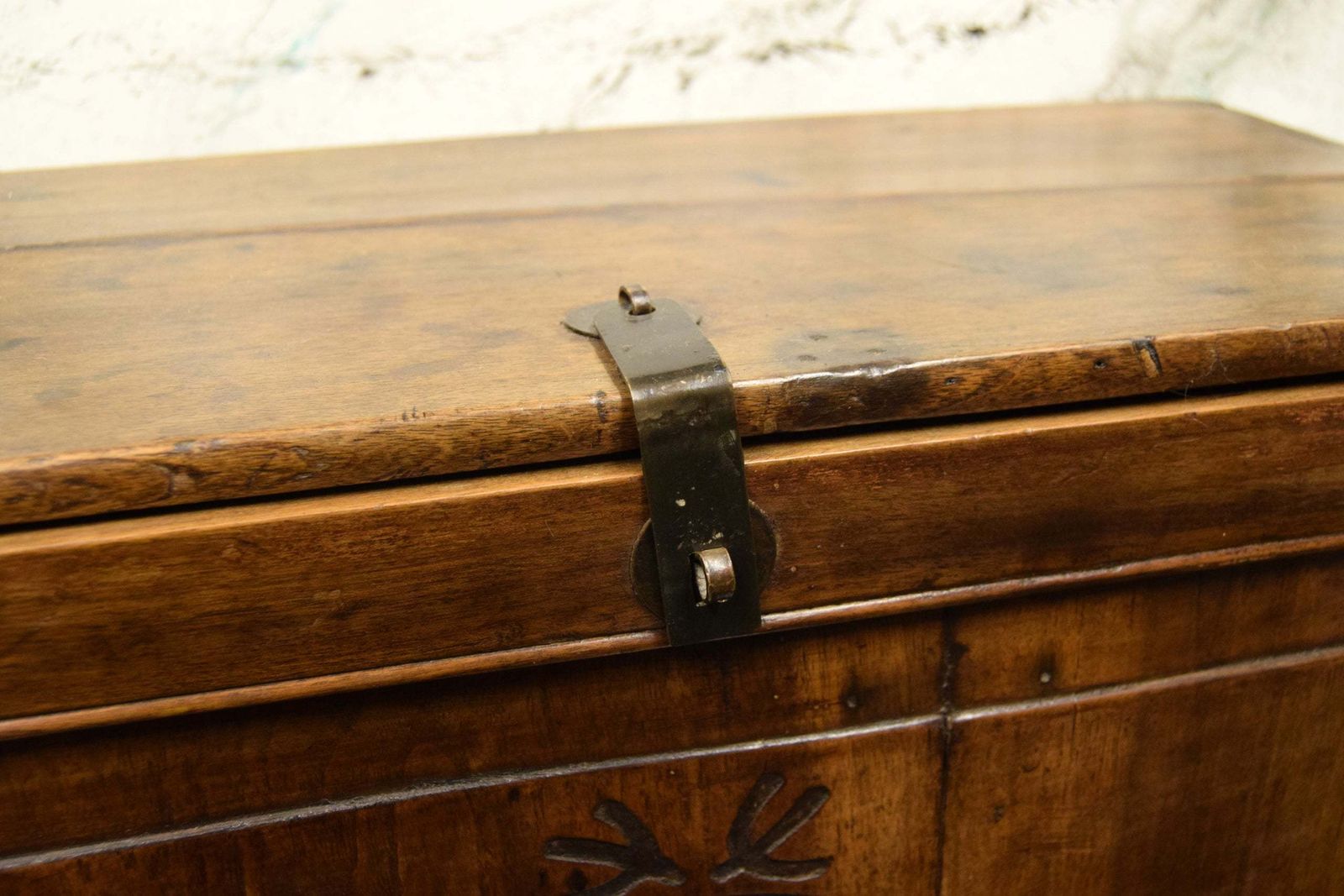 photo furniture Mid 19th Century Chinese Camphor Wood Spice Cabinet