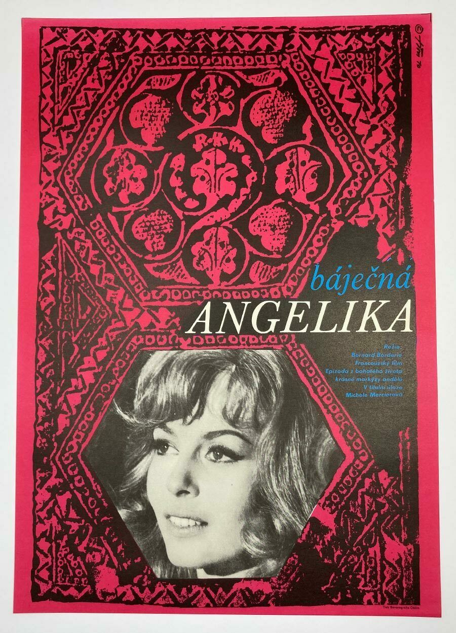 Movie Poster, Marvellous Angelique, Jaroslav Fišer, 1970