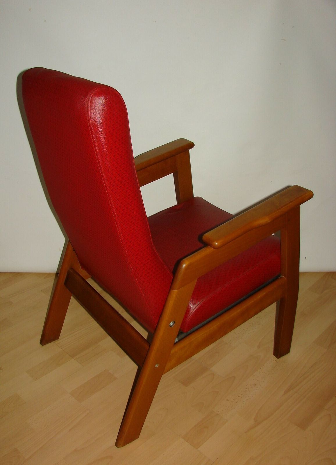 Red Armchair, 1970s, Vintage photo 199.0