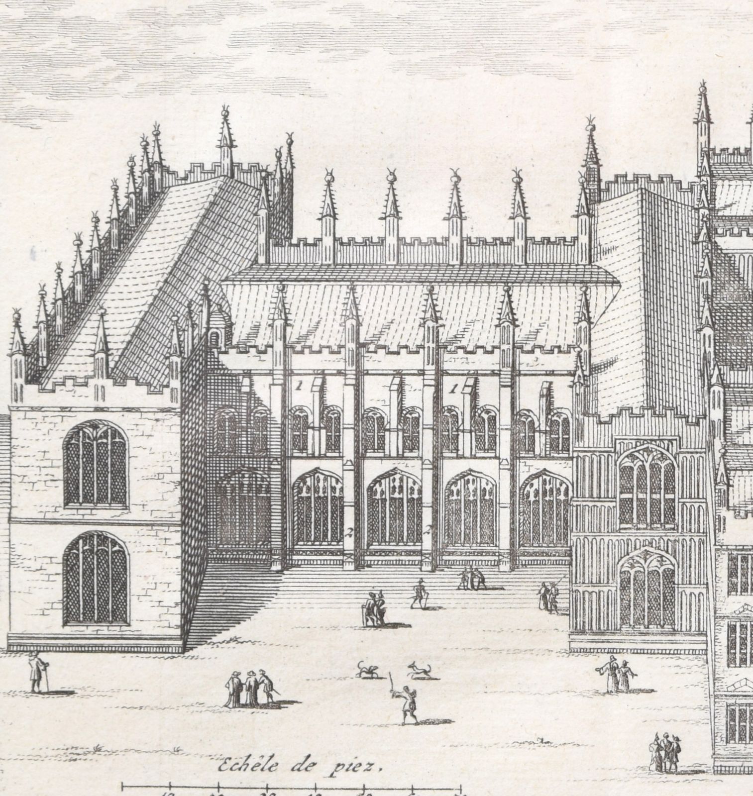 Pieter Van Der Aa (1659 1733), After David Loggan (1634–1692) The Bodleian Library, Oxford (1727) photo Art