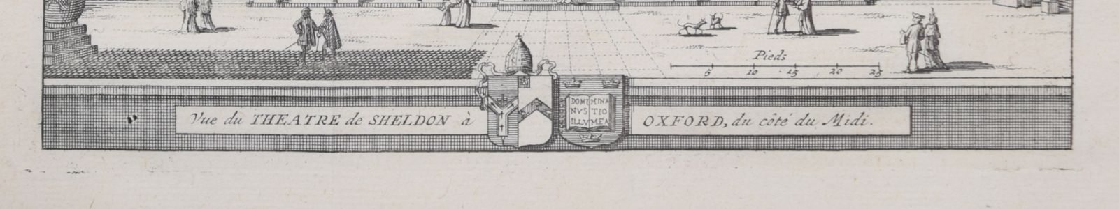 Pieter Van Der Aa (1659 1733), After David Loggan (1634–1692) The Sheldonian Theatre, University Of Oxford (1727) photo furniture