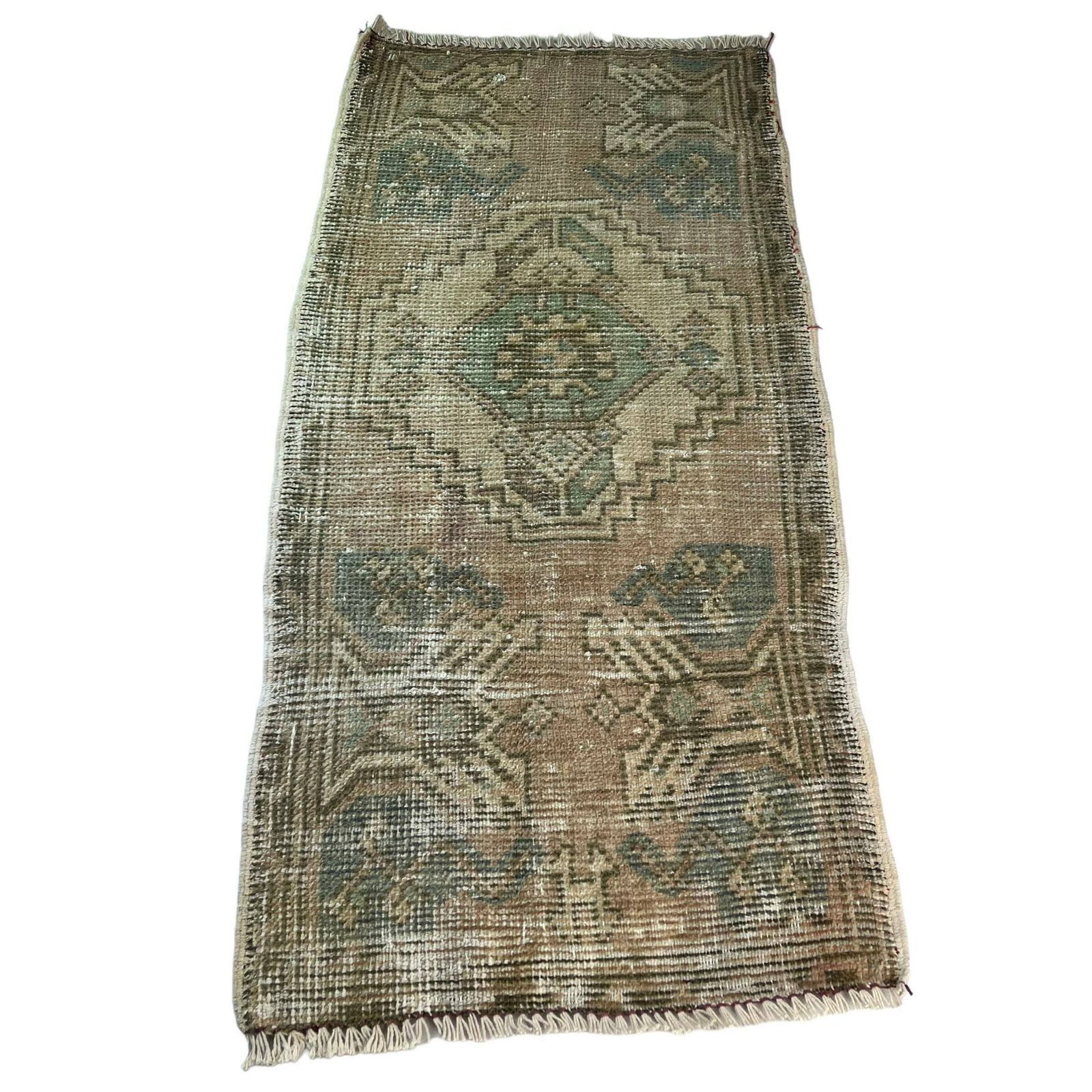 Traditional Turkish Anatolian Rug , Vintage Anatolian Turkish Rug 97 X 50 Cm photo Textiles
