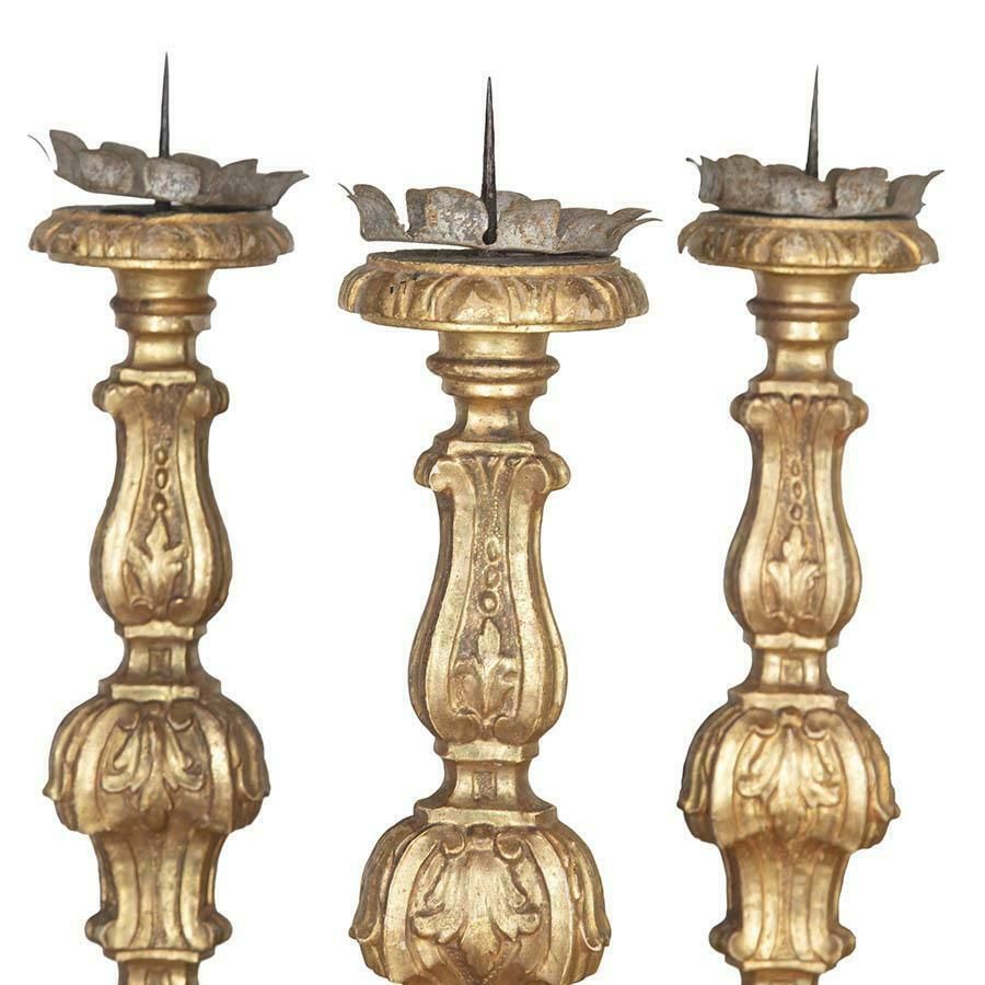 Collection Of Six 19th Century Italian Candlesticks photo 2200.0