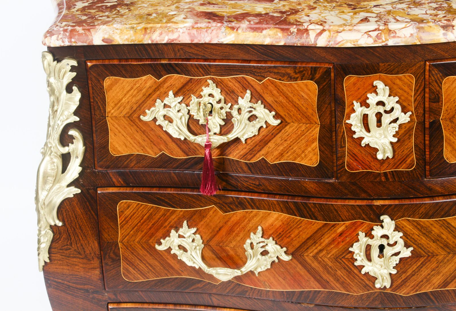 Antique French Louis XVI Marquetry Commode Chest Circa 1790 18th C photo 6500.0