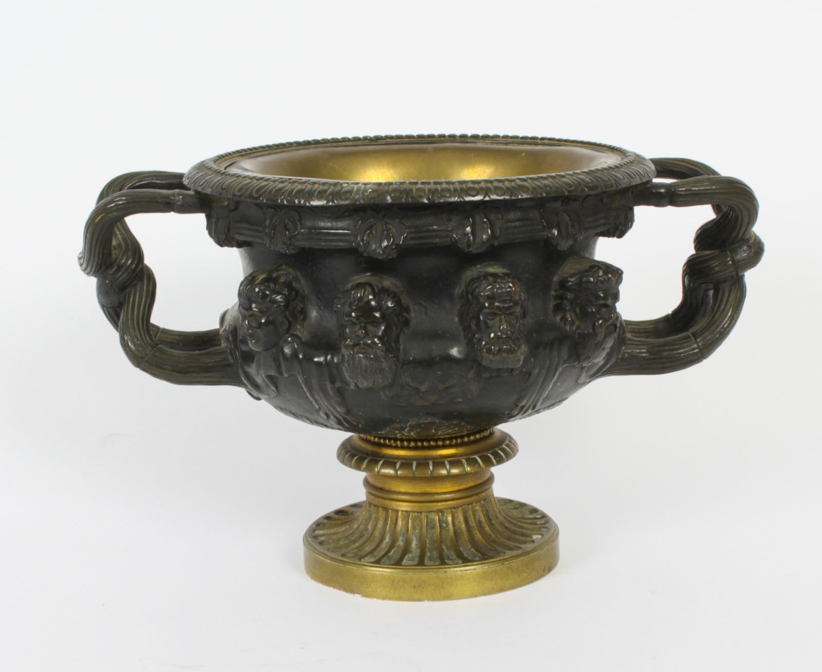 photo for sale Antique French Grand Tour Bronze & Ormolu Urn 19th Century
