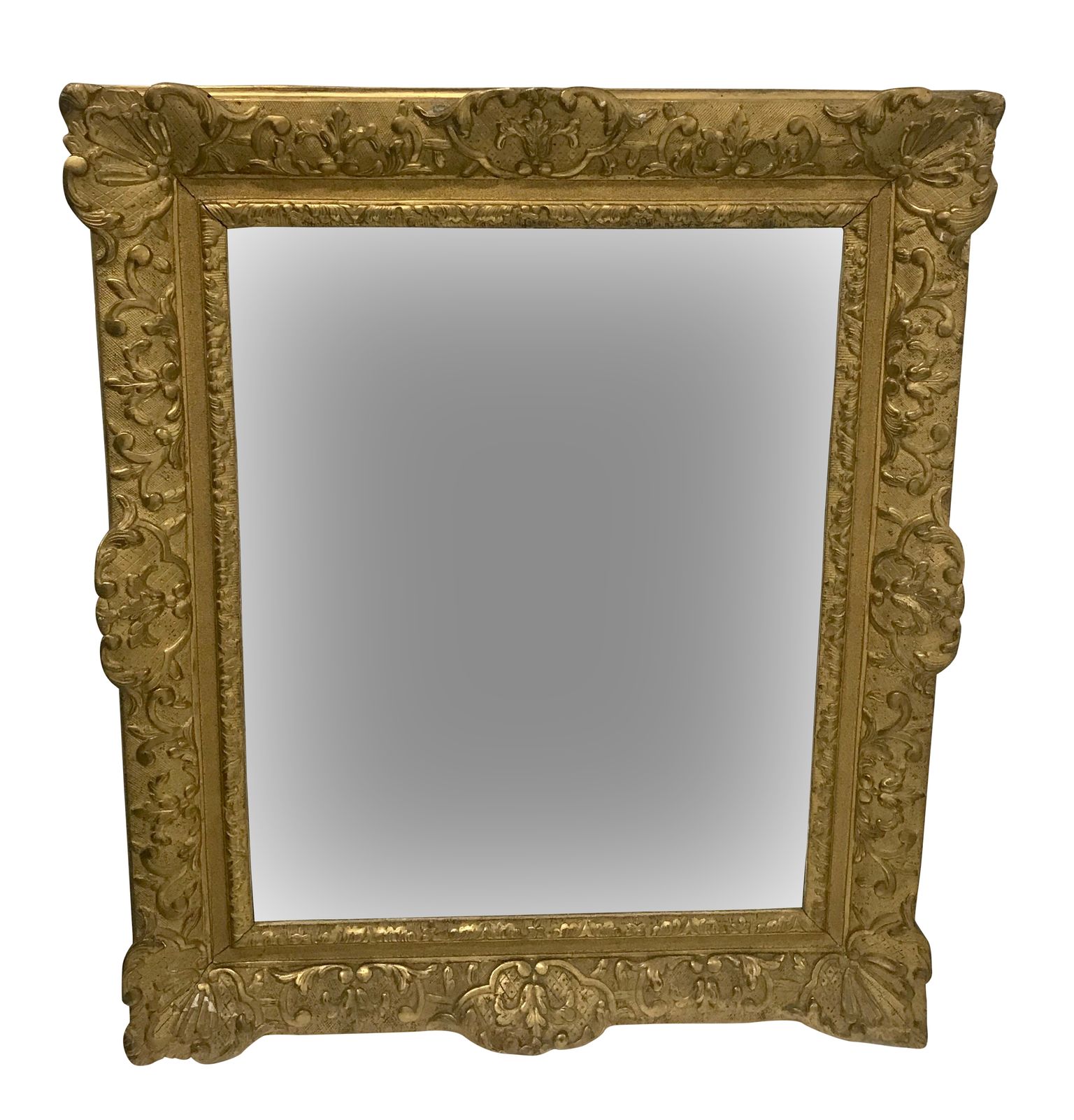 French Wood And Stucco Mirror Style Louis XIV, 18th Century