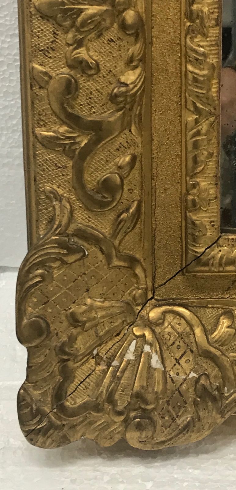 French Wood And Stucco Mirror Style Louis XIV, 18th Century photo vinterior