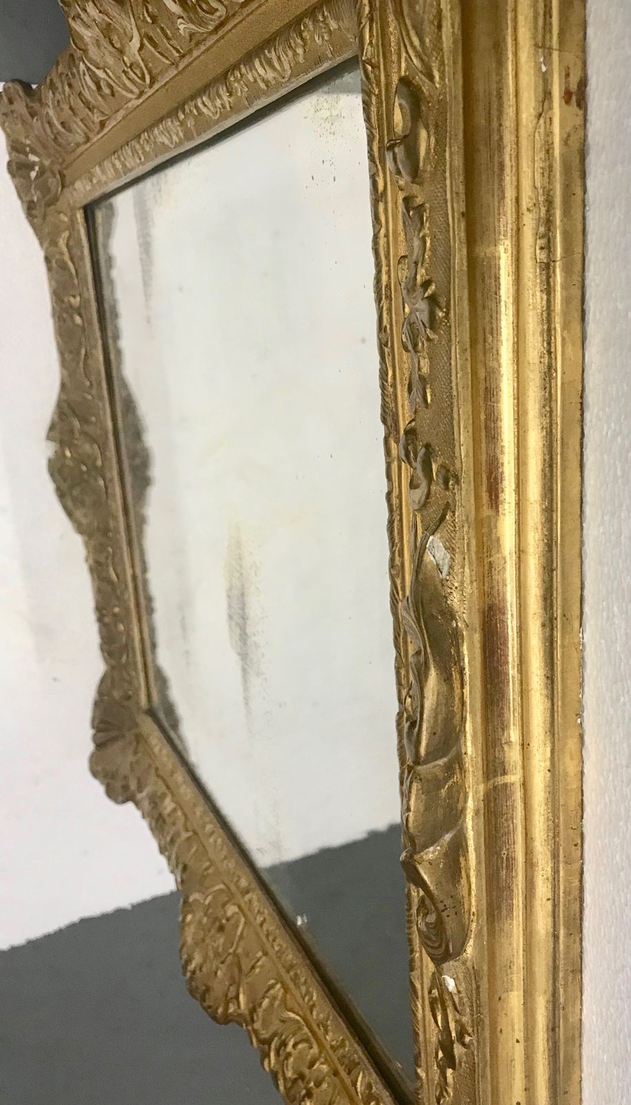 1750.0 French Wood And Stucco Mirror Style Louis XIV, 18th Century photo