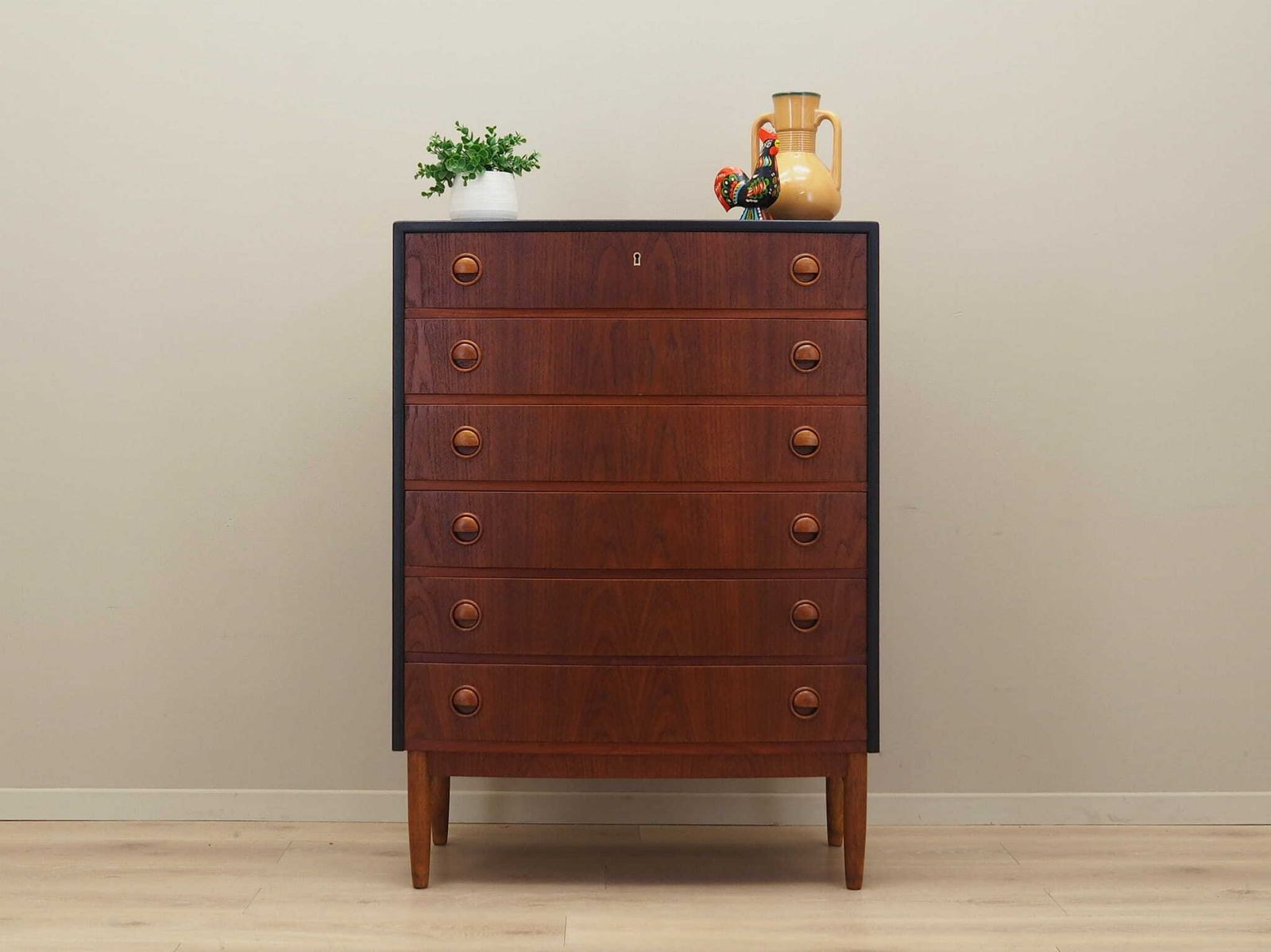 Teak Chest Of Drawers, Danish Design, 1960s, Designer: Kai Kristiansen, Manufacturer: Feldballes Møbelfabrik photo furniture