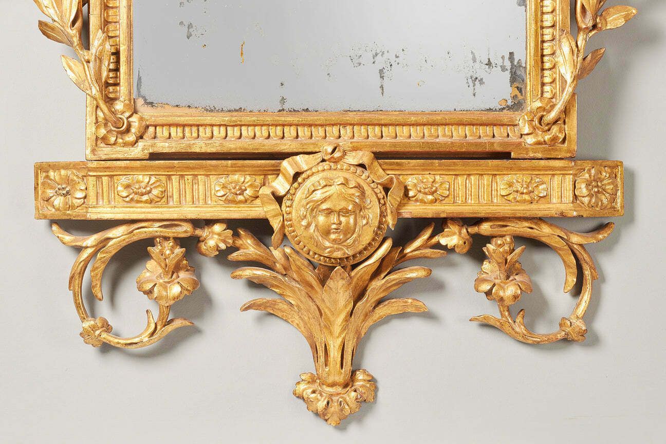 Pair Of Spanish Gilt Mirrors, 18th Century And Earlier photo 5000.0