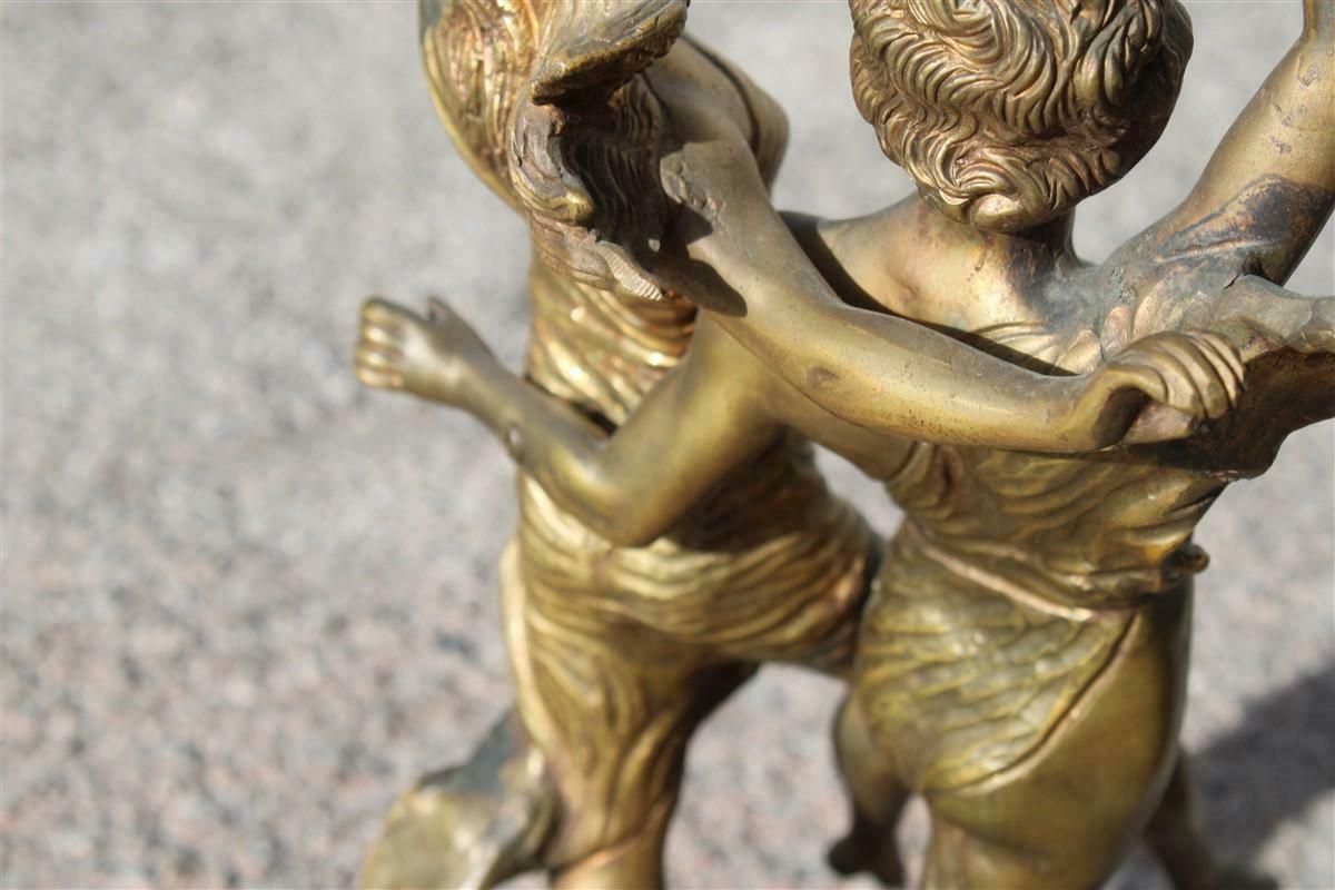 photo furniture Solid Bronze Figurative Allegorical Art Nouveau With Him And Her Italy 1910