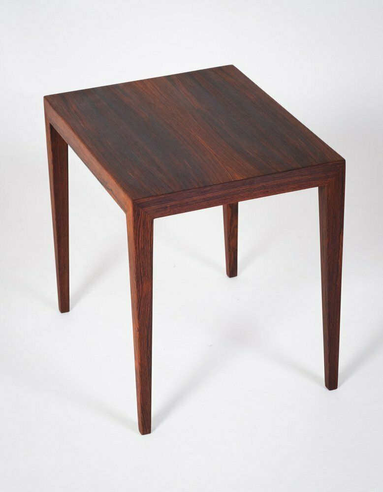 Danish Side Table In Rosewood By Severin Hansen For Haslev Møbelsnedkeri, 1950s photo for sale