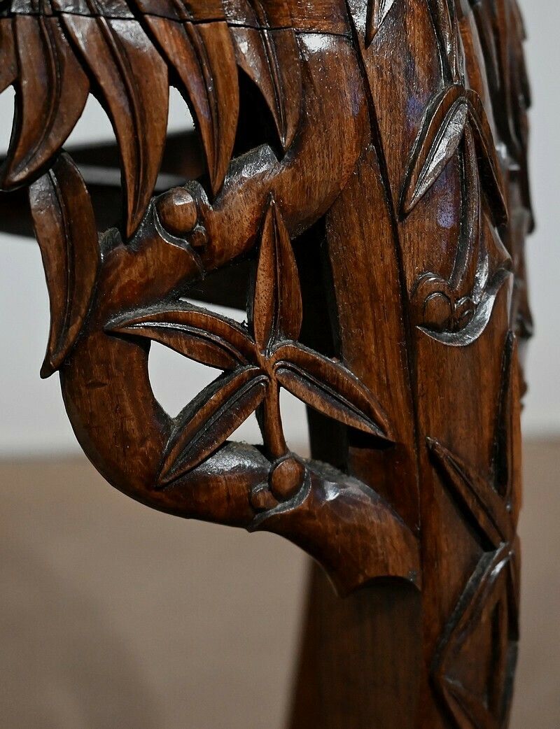 photo furniture Pair Of Large Asian Rosewood Stands, 20th Century