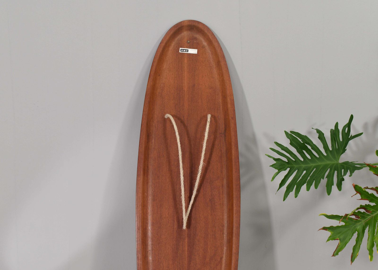 Italian Teak Wall Mirror By Mac Arredamenti, Italy, Circa 1950 photo Home Decor