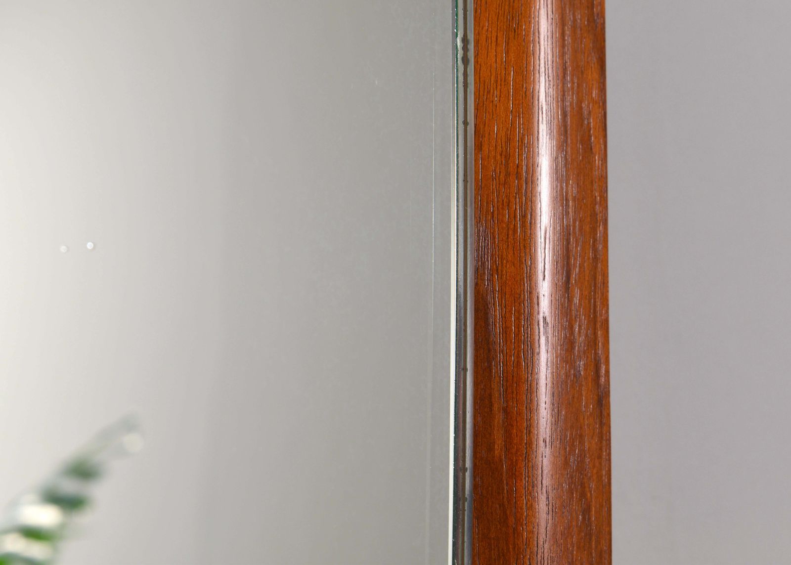 photo for sale Italian Teak Wall Mirror By Mac Arredamenti, Italy, Circa 1950