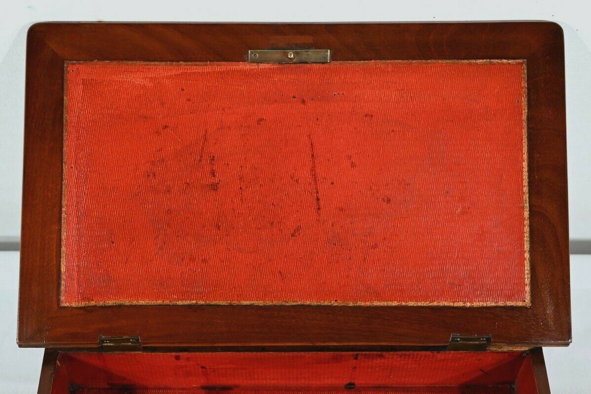 photo vintage Rosewood Travel Writing Case   2nd Half Of The 19th Century