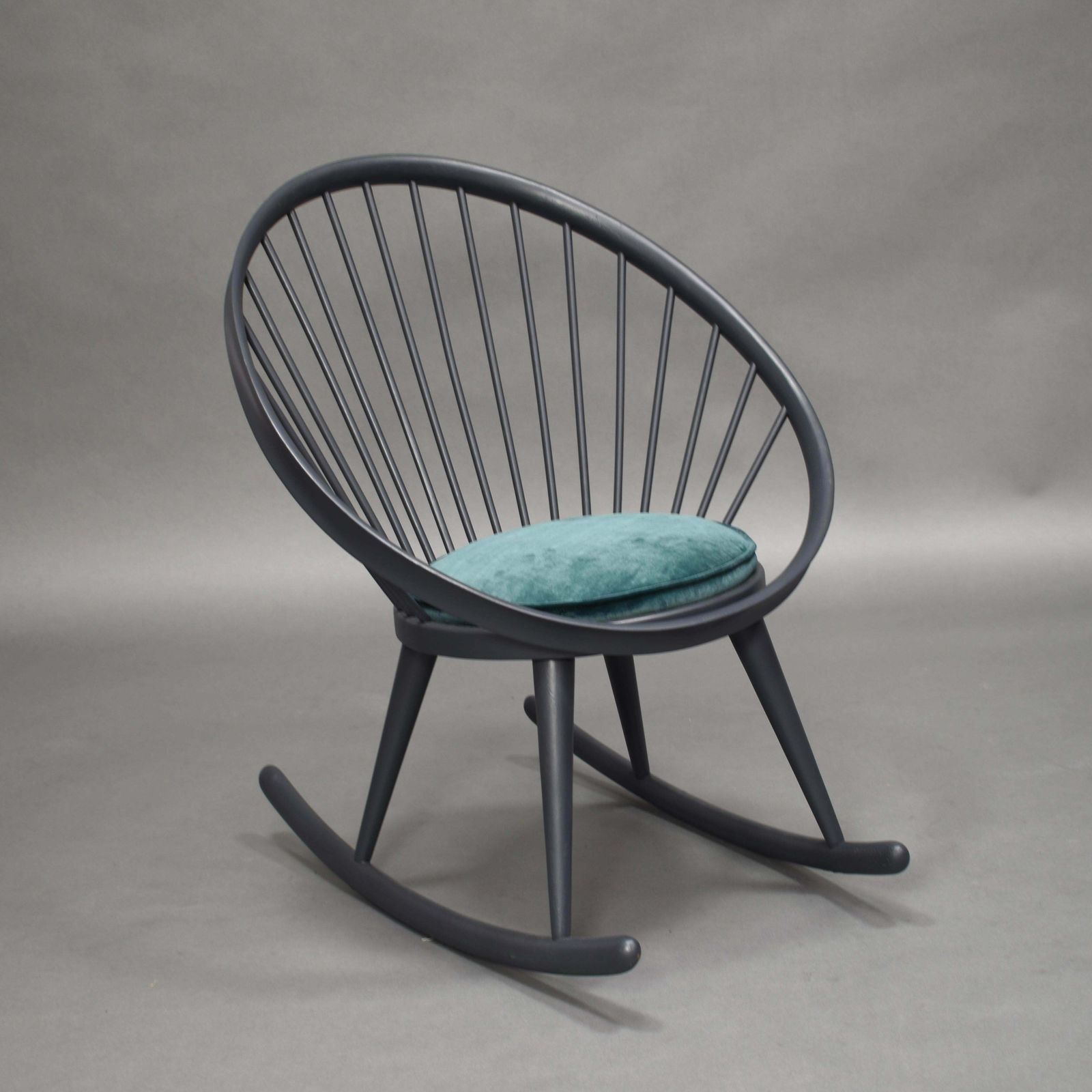 Yngve Ekström 'Circle' Rocking Chair, Sweden, Circa 1960 photo furniture