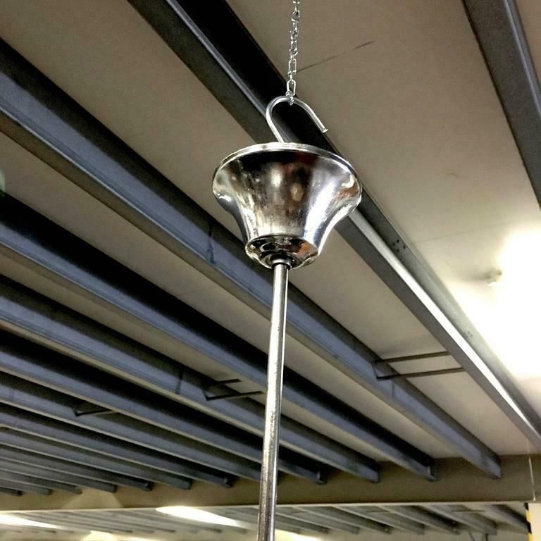 Pair Of Midcentury Italian Murano Glass Pendant Lamps, 1950s 1960s photo buy
