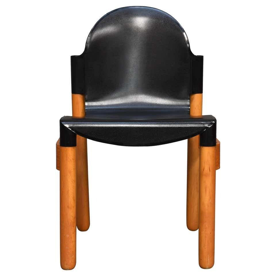 Thonet Chair In Birch And Plastic By Gerd Lange, West Germany, 1973