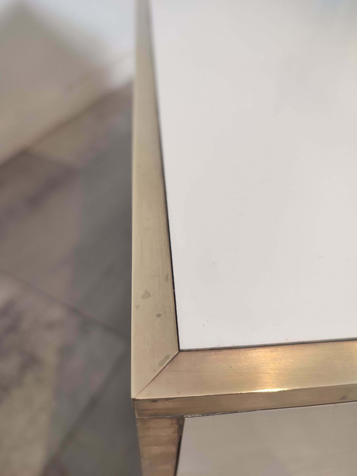 White Pair Of Night Stands From "Alain Delon" For Maison Jansen" photo vinterior