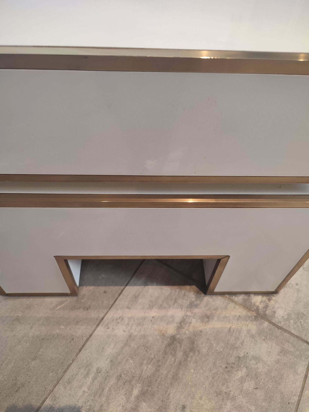 White Pair Of Night Stands From "Alain Delon" For Maison Jansen" photo buy
