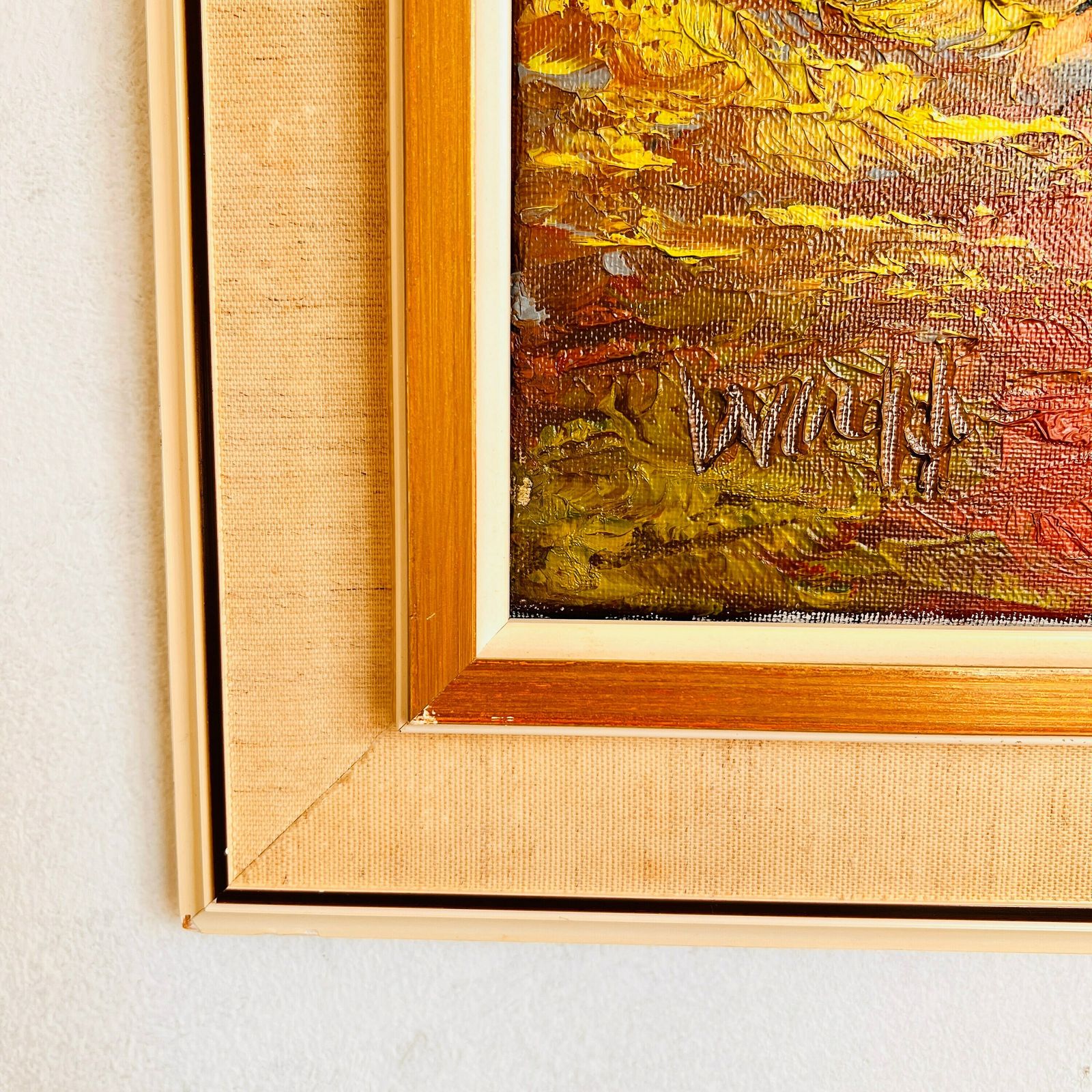 Vintage Wanddecoratie Schilderij Uit De Jaren 70 photo 515.0