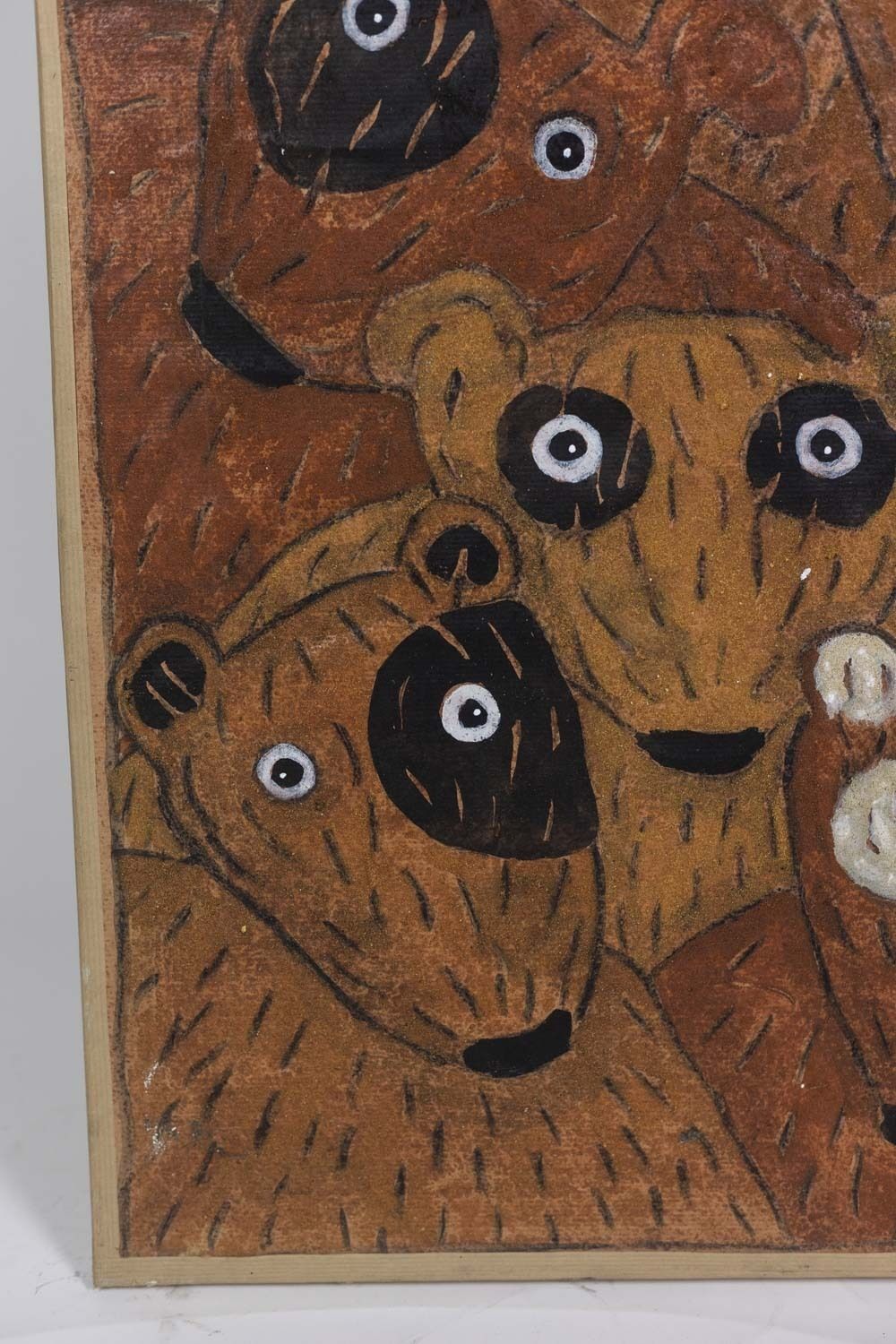Hervé Maury, Painting Depicting Bears, Contemporary Work photo 680.0
