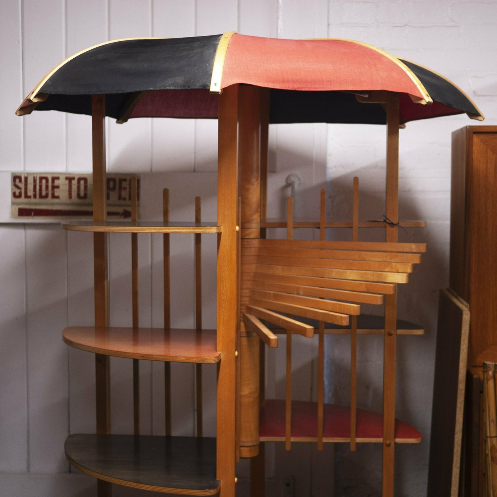 Vintage Bespoke Clothes Storage Unit By Paul Connell, 1980s photo Furniture