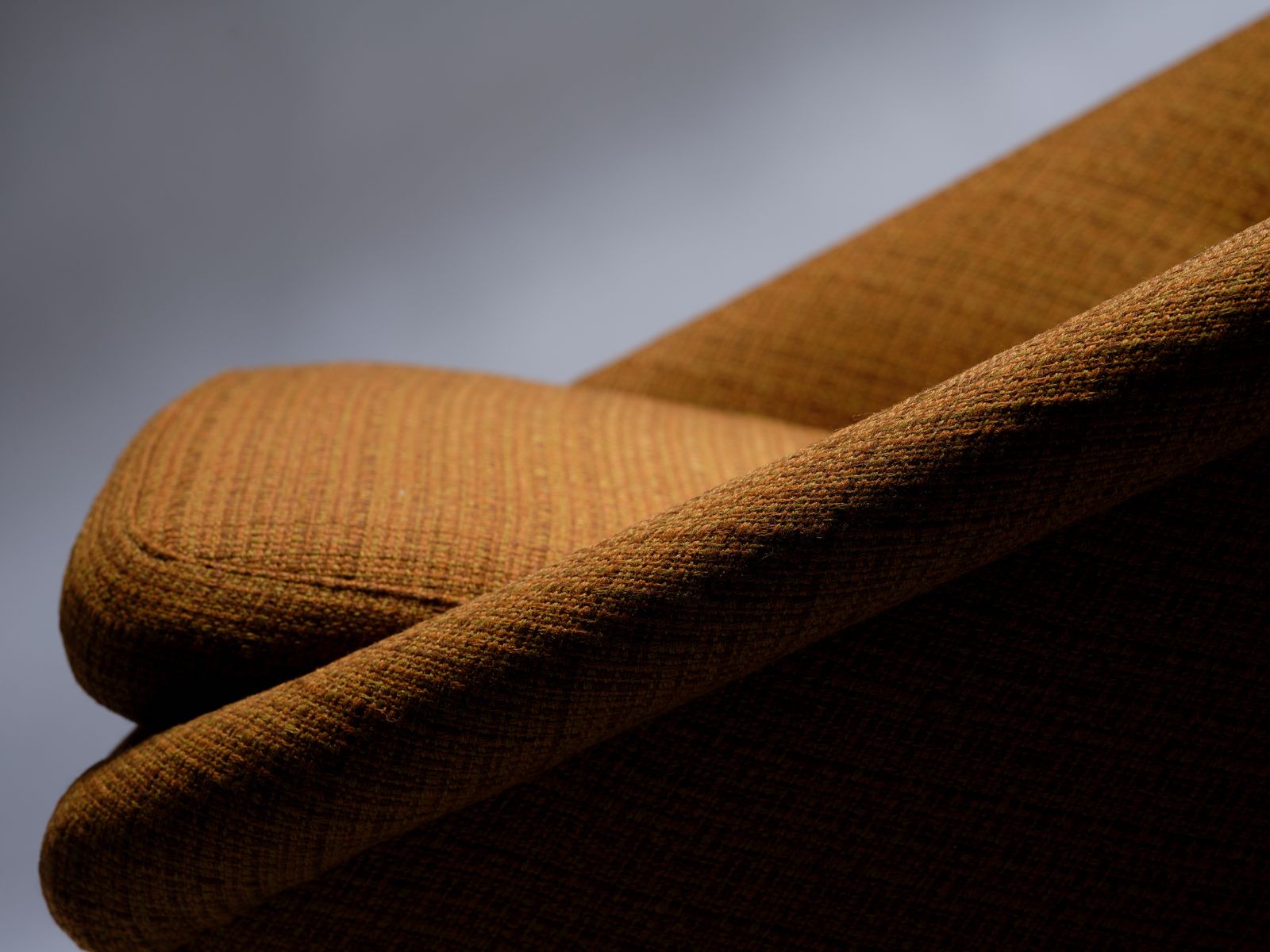 Stunning Pair Of Mid Century Swedish 'Stuff Over' Armchairs In Original Brocade Upholstery, Circa 1950's. photo vinterior