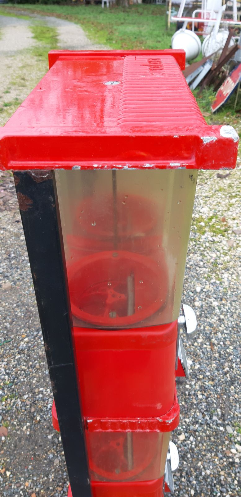Home Decor Candy Dispenser Brabo, 1950s, Galvanized Metal photo