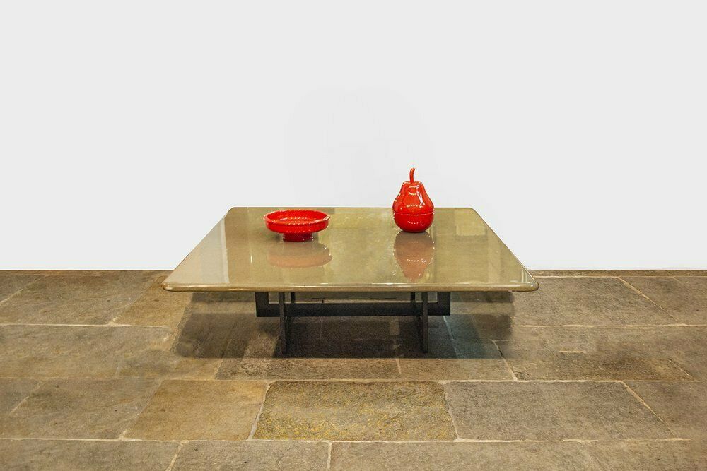 Italian Jonathan Coffee Table By Francesco Soro For Icf, 1970s photo furniture