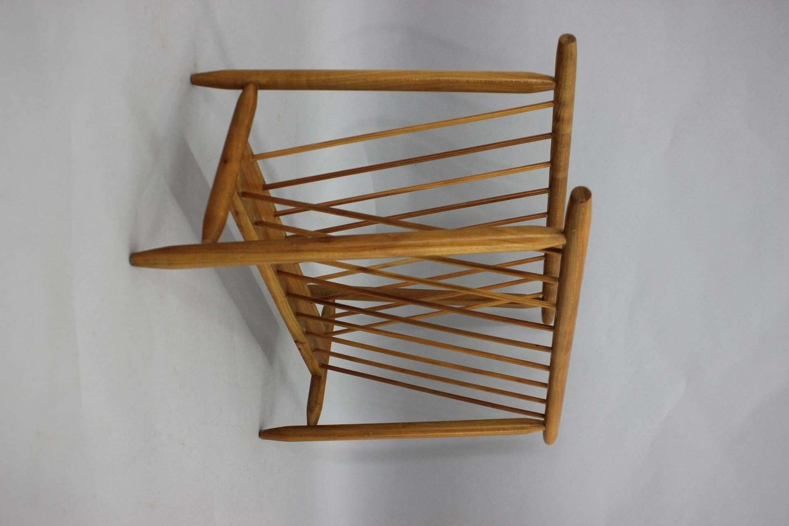 1960s Uluv Beech Newspaper Stand, Czechoslovakia photo furniture