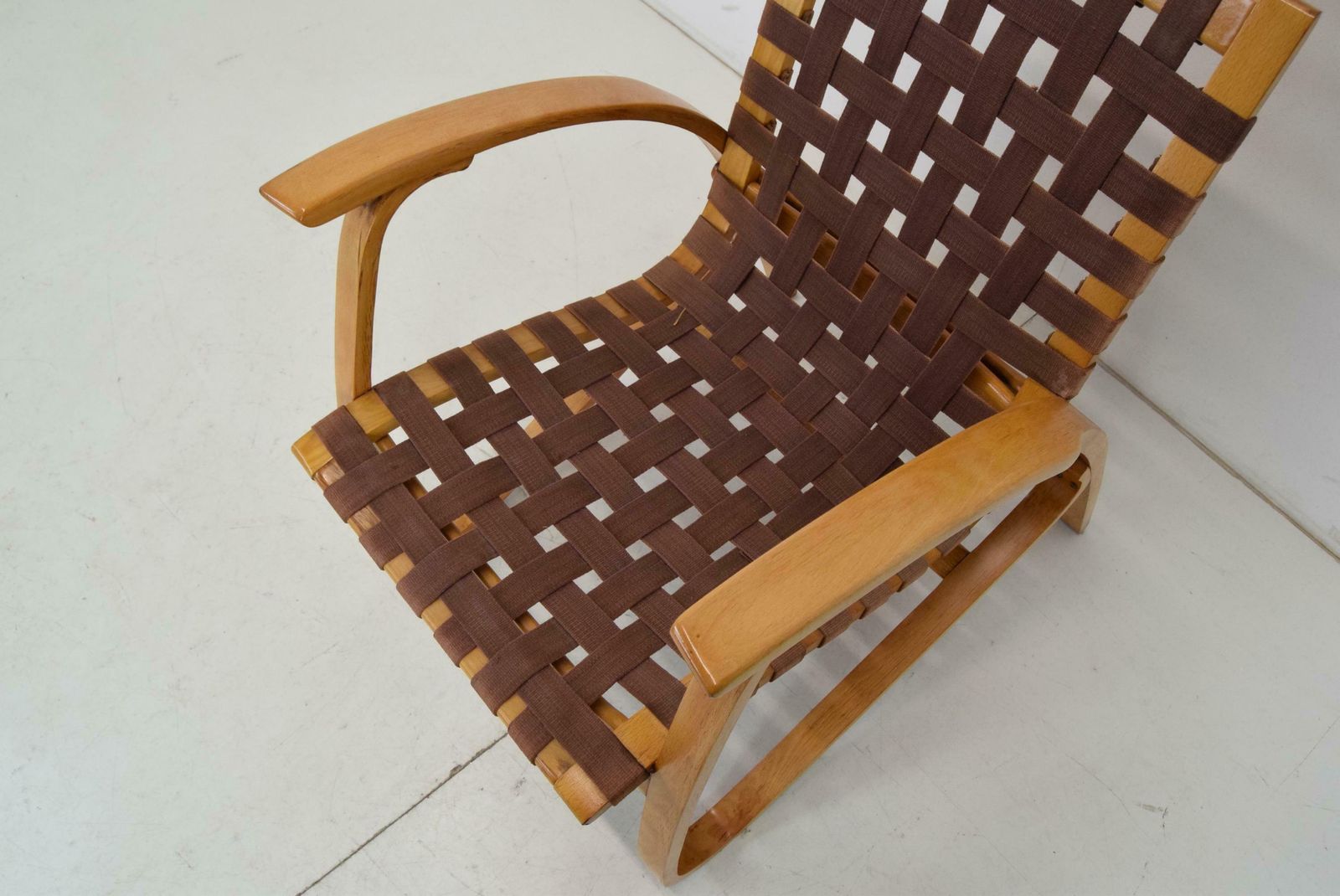 Bent Beechwood Armchair,Design Jan Vaněk,1930's. photo buy
