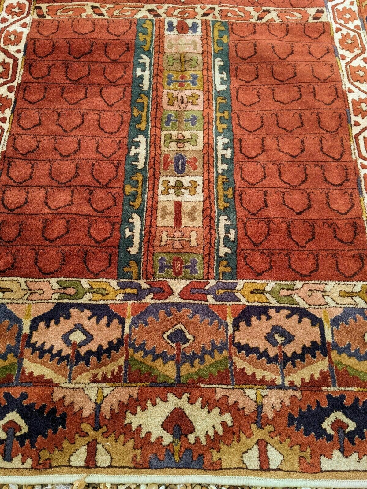 Quality Antique Tetex Carpet / Rug photo vintage