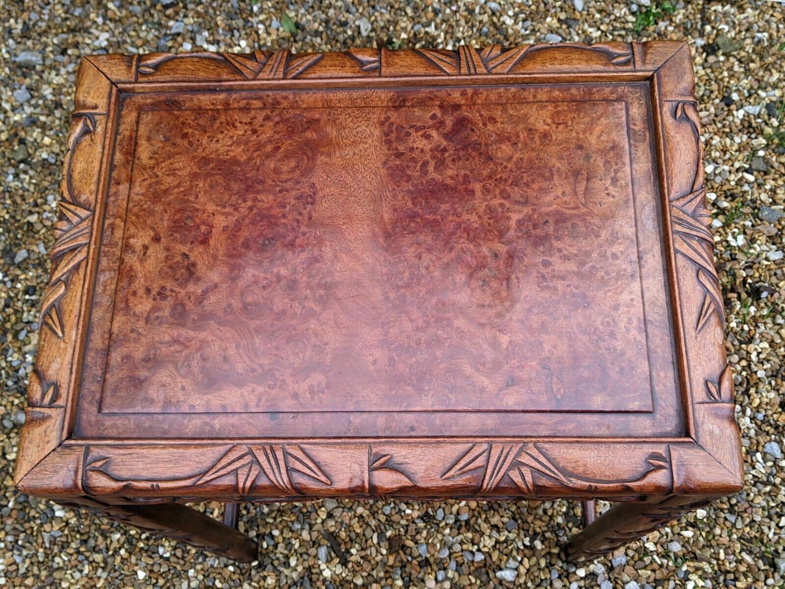 photo furniture Chinese Huanghuali Nest Of Tables