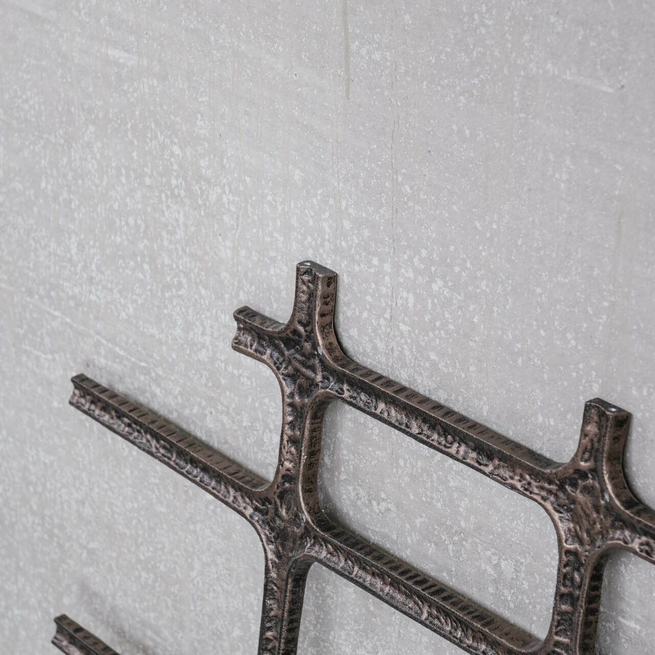 Brutalist Metal Mid Century Wall Hanging Or Decorative Artwork (No.3) photo for sale