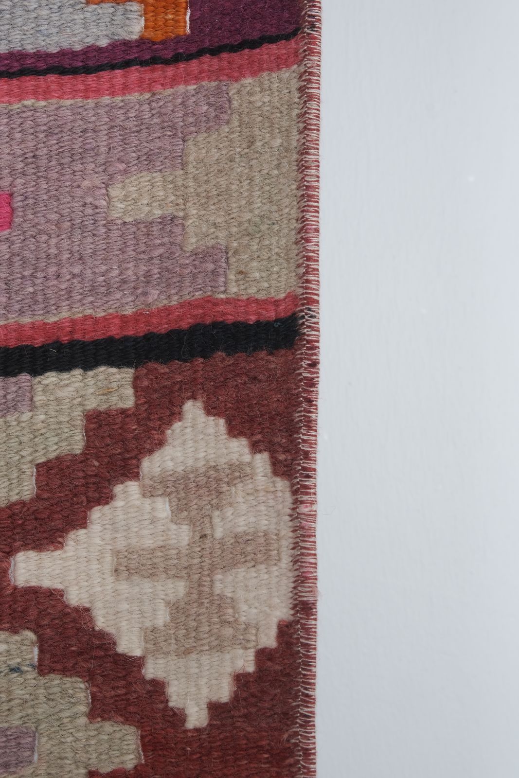 1960s Turkish Handmade Runner Rug Kilim   Extra Long Hallway photo buy